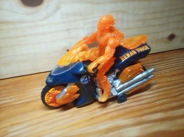 Toybiz Fantastic Four 4 Human Torch Bump and Go Flame Cycle 2005 &amp; Figure  - £6.24 GBP