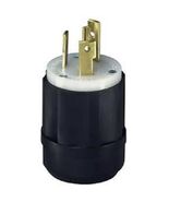 Leviton 021-02611-0PB Locking Plug, Black/White - $40.29 CAD