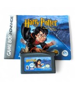 Harry Potter and the Sorcerer&#39;s Stone Nintendo Game Boy Advance GBA w/ M... - $183.60 MXN
