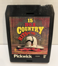 15 No. 1 Country Hits Of The 70&#39;s 8 Track Tape PK Thompson-Nashville Con... - £5.38 GBP