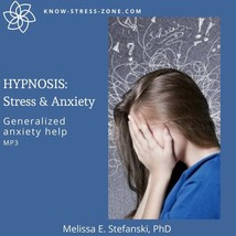 Hypnosis: Stress &amp; Generalized Anxiety Help MP3; Binaural Beats; Mental Health; - £3.13 GBP