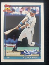 1991 Topps 40 Years of Baseball George Brett #540 Royals - £1.57 GBP