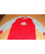 Nike Dri-Fit Ohio State Buckeyes Long Sleeve Athletic Shirt Men&#39;s Size L - £13.19 GBP