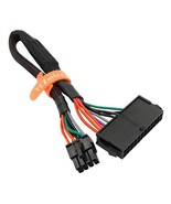 24 Pin To 8 Pin Atx Psu Power Adapter Sleeved Cable For Dell Optiplex 30... - £22.11 GBP
