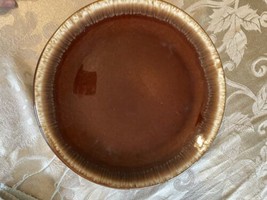 Vintage McCoy Brown Drip Glaze Dinner 10&quot; Plate USA Made Single - £18.97 GBP