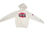 Champion Reverse Weave Team USA  White Hoodie Men&#39;s Size Small - £21.26 GBP