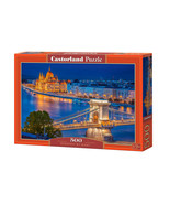 500 Piece Jigsaw Puzzle, Budapest by Night, Hungary, Riverside, City at ... - €28,95 EUR