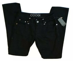COOGI Women&#39;s Juniors Jeans New with Tags Size 9 9/10 Black - £55.06 GBP