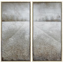 Empire Art Direct MAR-4457-4824-2F Pebble Road Hand Painted, Heavily Tex... - £214.07 GBP