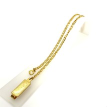 Vtg 12K Gold Filled Signed Campus Rare Victorian Etch Vest Clip Fob Pocket Chain - £59.13 GBP