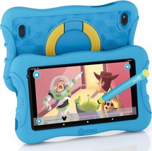 Kids Tablet V10 7 inch HD Ages 3 7 Toddler Tablet with Camera Parental Control A - $98.09