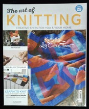 The Art Of Knitting Magazine No.25 mbox2572 Log Cabin Throw - £3.09 GBP