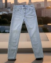 J Crew High Rise Skinny Jeans Womans Sz 30 (30x25) Gray Denim Stretch Pu... - $20.79