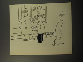 1950 Cartoon by Otto Soglow - Doorman - £14.52 GBP