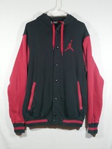 Nike Air Jordan Varsity Hoodie Size XL Black Red 451582-016 - £47.95 GBP