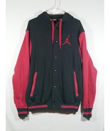 Nike Air Jordan Varsity Hoodie Size XL Black Red 451582-016 - £47.80 GBP
