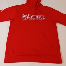 Adidas ROCORI SPARTANS Men's Red Drawstring Pullover Hoodie Sweatshirt Sz Medium image 13