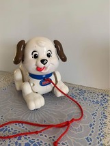 Vintage Fisher Price Barking Pull Along Puppy Toy - $8.87
