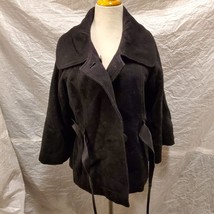 1 Madison Luxe Outerwear Women&#39;s Black 100% Wool Coat, Size M - £100.51 GBP