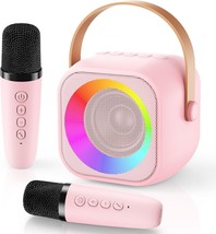 Mini Karaoke Machine for Kids, Toys for Ages 5-7, Bluetooth Speaker 2 Mi... - $23.75