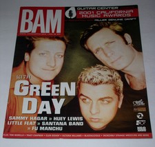 Green Day Bam Magazine Vintage 2003 Sammy Hagar Huey Lewis Little Feat S... - £19.60 GBP