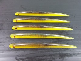 Soft Bait Slug Lures for Cobia Stripers Tuna Yellow/Light Brown Package ... - £12.82 GBP