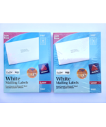 Avery 5160 White Mailing Address Labels Laser 3000 / Pack Lot of 2 Boxes NOS '03 - $44.74