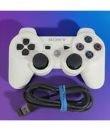 Sony Playstation 3 PS3 Controller White DualShock 3 Sixaxis OEM Genuine ... - €42,98 EUR