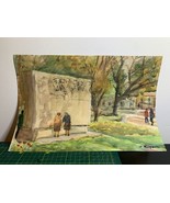 1969 Painting Memory By K.Maschenko 25*37cm Aquarell With Signature Of P... - $57.77