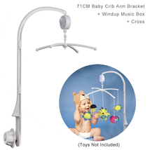 71CM (28&quot;) High Baby Crib Bed Bell Toys Holder Arm Bracket, - £6.11 GBP+