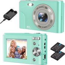 Digital Camera, Humidier Fhd 1080P 36Mp 16X Digital Zoom Mini Vlogging, Green - £41.32 GBP