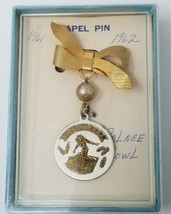 Pin Palace Bowl Bowling St. Louis BPA Lapel Medal Vintage 1962  - $18.95