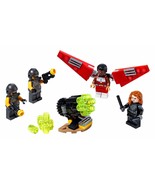 LEGO Marvel Avengers Set #40418 Falcon &amp; Black Widow Team-Up - $409.84 MXN