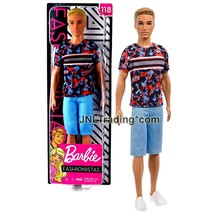 Year 2018 Barbie Fashionistas Doll #118 - Hispanic Model KEN in Hyper Print Tops - £23.97 GBP