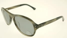 MONCLER MC530-S03 Striped Gray / Gray Sunglasses MC 530 S03 58mm - £126.86 GBP