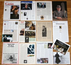 LEONARD COHEN clippings 1970s/00s photos magazine articles cuttings - $12.79