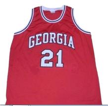 Dominique Wilkins College Basketball Jersey Sewn Red Any Size image 4