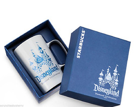 Disneyland 60th Diamond Celebration Mug by Starbucks Disney Gift Boxed 2016 - $69.95