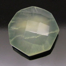 9.6Ct Natural Prehnite Octagon Shape Faceted Gemstone - £30.45 GBP