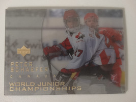 1996-97 Upper Deck Ice #135 Peter Schaefer Canada World Junior Hockey Card - £1.59 GBP
