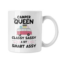 Camper Queen Classy Sassy And A Bit Smart Assy Mug, Funny Camping Mug - £13.44 GBP