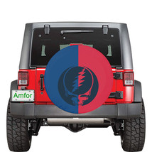 Gratefull dead Jeep land rover Land Cruiser Spare Tire Cover Size 34 inch  - £34.75 GBP