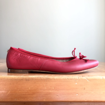 39 / 9 - Josefina&#39;s Portugal Red Leather Classic Ballet Flats Shoes 0812LD - £39.54 GBP