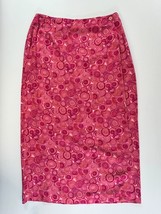 Talbots Petites Womens Wrap Maxi Skirt Size 8 Pink Stretch - $28.49
