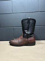 Laredo 28-7952 Brown &amp; Black Leather Western Boots Men’s Sz 7.5 D - £35.35 GBP