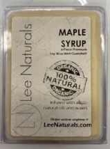 Lee Naturals 6 Piece Premium Soy Wax Melt MAPLE SYRUP - £10.26 GBP