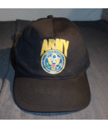 NEW UNITED STATES ARMY BLACK GOLD CAP HAT ADJUSTABLE SIZE - €13,27 EUR