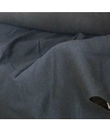 CANVAS FABRIC WITH LIGHT FLANNEL BACKING COLOR NAVY BLUE 57&quot; WIDE BY THE... - $4.09 CAD