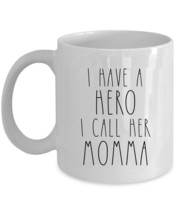 I Have A Hero I Call Her Momma Coffee Mug Funny Mother Cup Xmas Gift For Mom - £12.66 GBP+