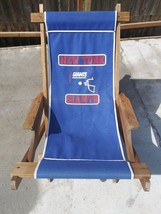 LOCAL PICKUP NFL LICENSED NEW YORK GIANTS FOLDING BEACH FIELD PATIO DECK CHAIR - $38.69